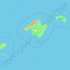 Топографическая карта Islas Baleares, высота, рельеф