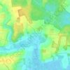 Топографическая карта Chillesford, высота, рельеф