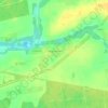 Топографическая карта Мигдаловичи, высота, рельеф