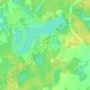Топографическая карта Заозерье, высота, рельеф
