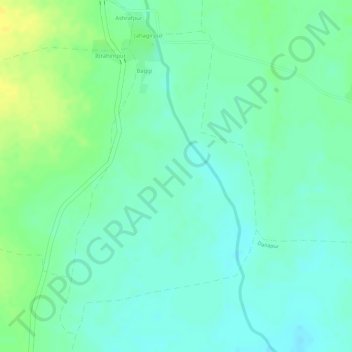 Топографическая карта Baggi, высота, рельеф