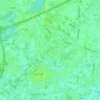 Топографическая карта Laarne, высота, рельеф