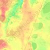 Топографическая карта Буринское сельское поселение, высота, рельеф