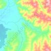 Топографическая карта Мунай, высота, рельеф