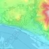Топографическая карта White Salmon, высота, рельеф