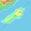 Топографическая карта 围夹岛, высота, рельеф