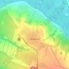 Топографическая карта Приволье, высота, рельеф