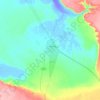 Топографическая карта Бейнеуский сельский округ, высота, рельеф