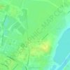 Топографическая карта Волховец, высота, рельеф
