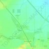 Топографическая карта Нижнегорское сельское поселение, высота, рельеф