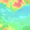 Топографическая карта Пожва, высота, рельеф