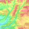 Топографическая карта Río Tremor, высота, рельеф