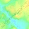 Топографическая карта Пудовня, высота, рельеф