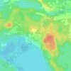 Топографическая карта Званое, высота, рельеф