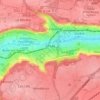 Топографическая карта Orsay, высота, рельеф
