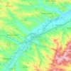 Топографическая карта L'Isle-Jourdain, высота, рельеф