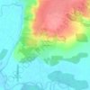 Топографическая карта Толстобино, высота, рельеф