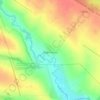 Топографическая карта Водяная Балка, высота, рельеф