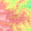 Топографическая карта Oklahoma City, высота, рельеф