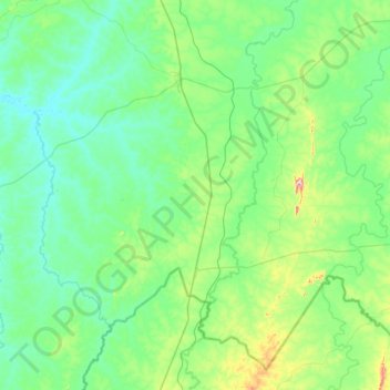 Топографическая карта Talismã, высота, рельеф
