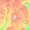 Топографическая карта Cristalina, высота, рельеф