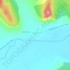 Топографическая карта Батакан, высота, рельеф