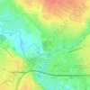 Топографическая карта Парк Воровского, высота, рельеф