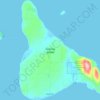 Топографическая карта Guemes Island, высота, рельеф
