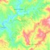 Топографическая карта Orvalho, высота, рельеф