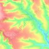 Топографическая карта Новая Ольшанка, высота, рельеф