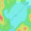 Топографическая карта болото Сарское, высота, рельеф