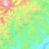 Топографическая карта Ruth Glacier, высота, рельеф