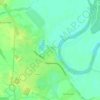 Топографическая карта Паричи, высота, рельеф