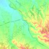 Топографическая карта Pralormo, высота, рельеф