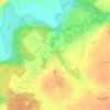 Топографическая карта Тростянка, высота, рельеф
