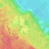 Топографическая карта Моторное, высота, рельеф