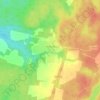 Топографическая карта Юльяново, высота, рельеф