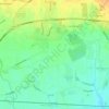 Топографическая карта Tangmere, высота, рельеф