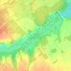 Топографическая карта бывшее Кандинское водохранилище, высота, рельеф