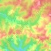 Топографическая карта Fraisse, высота, рельеф
