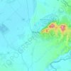 Топографическая карта Вршац, высота, рельеф