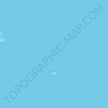 Топографическая карта Tom Thumb Islands, высота, рельеф