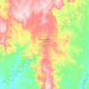 Топографическая карта Colorado do Oeste, высота, рельеф