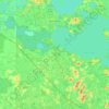 Топографическая карта Leesburg, высота, рельеф