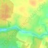 Топографическая карта Обидовичи, высота, рельеф