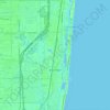Топографическая карта Boca Raton, высота, рельеф
