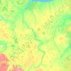 Топографическая карта Койда, высота, рельеф