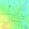 Топографическая карта Tisdale, высота, рельеф
