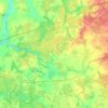 Топографическая карта Плиса, высота, рельеф