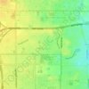Топографическая карта Beechboro, высота, рельеф